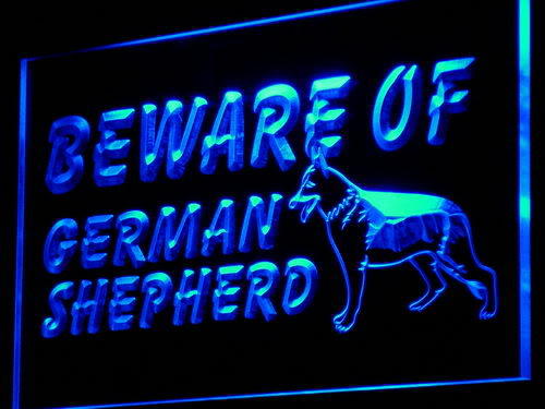 Beware of German Shepherd Dog